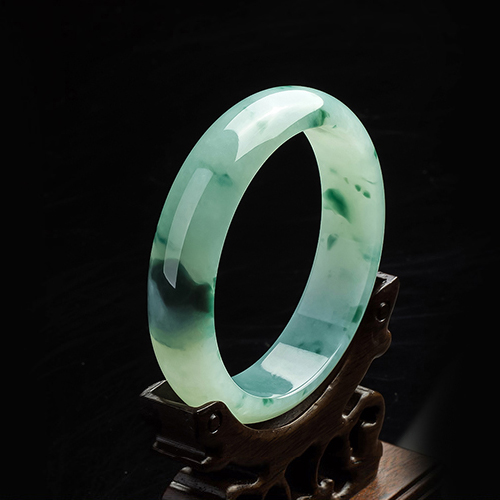 缅甸翡翠手镯玉镯子天然玉石玉器玉手镯女款正品A货证书