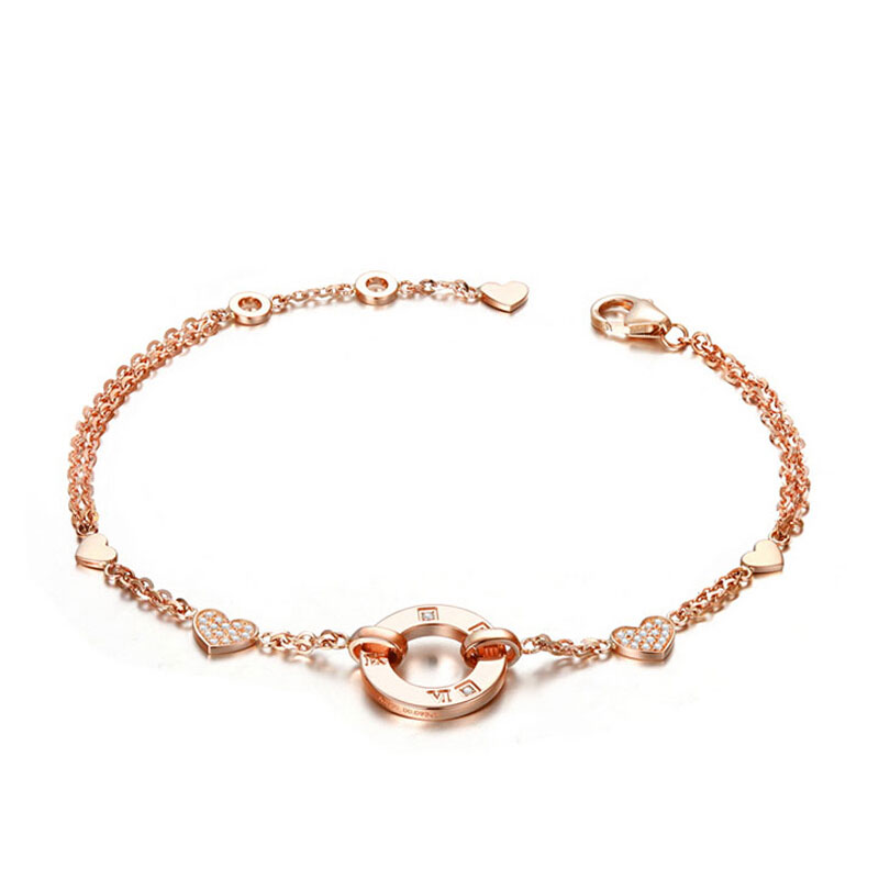 18K金 钻石手链 Z罗马假日预定 相恋 