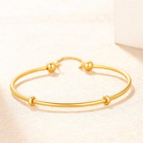 金意 黄金手镯足金镯子手饰手链女