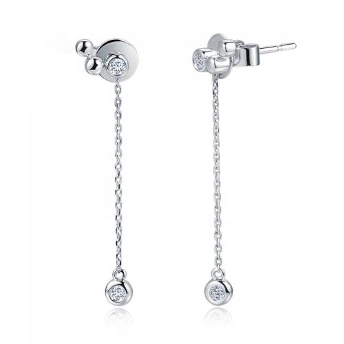 18K金钻石耳钉-至趣-钻石耳钉耳坠