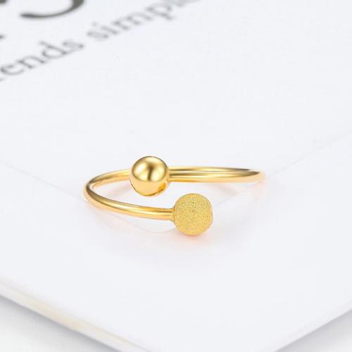 花火 黄金戒指足金女戒活口