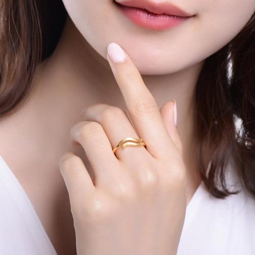 十二星座之水象星座——黄金戒指足金女戒活圈口