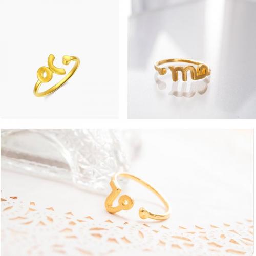 十二星座之土象星座——黄金戒指足金女戒活圈口