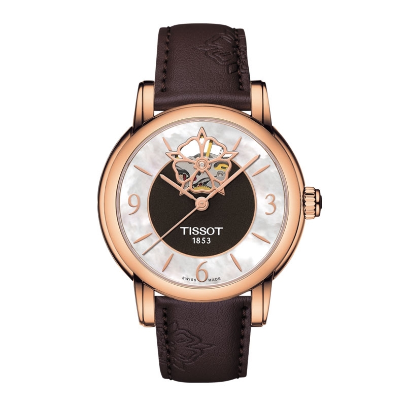 天梭(TISSOT)瑞士手表 心媛系列机械女士手表T050.207.37.117.04