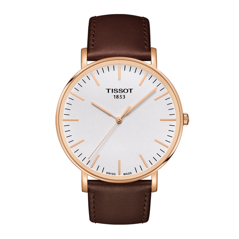 天梭(TISSOT)瑞士手表 魅时系列皮带石英男士手表T109.610.36.031.00
