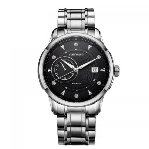 天王表(TIANWANG)手表 男士机械表潮流时尚休闲男表钢...
