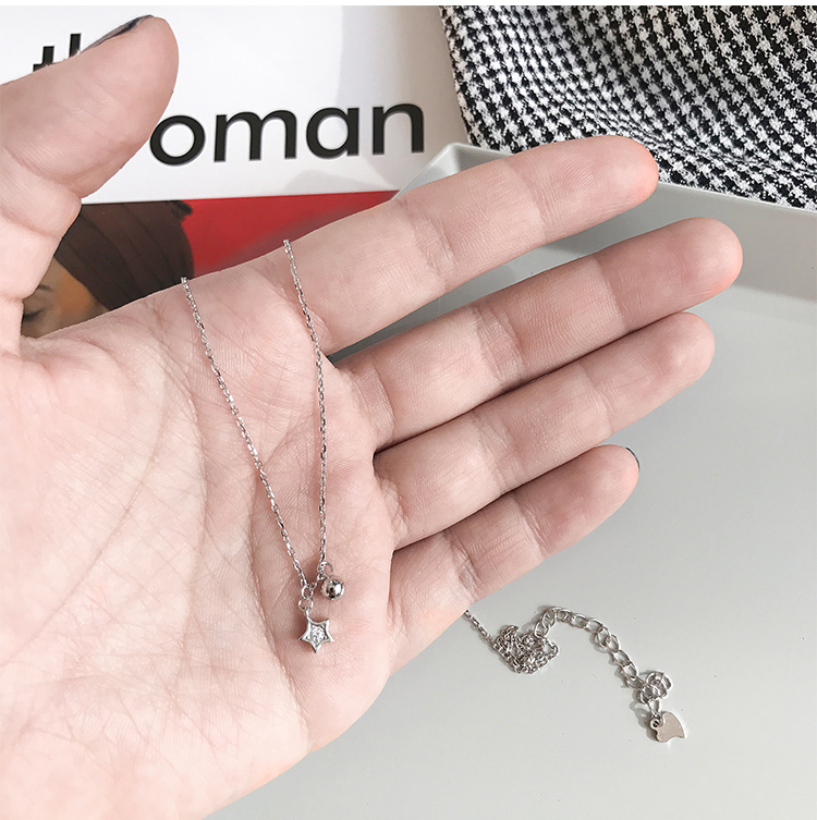 银项链实拍图 银项链实拍图