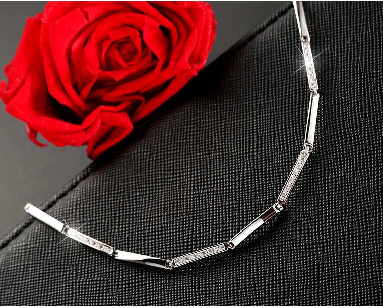 韩版S925银手链实物细节