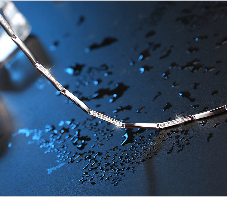 韩版S925银手链场景展示