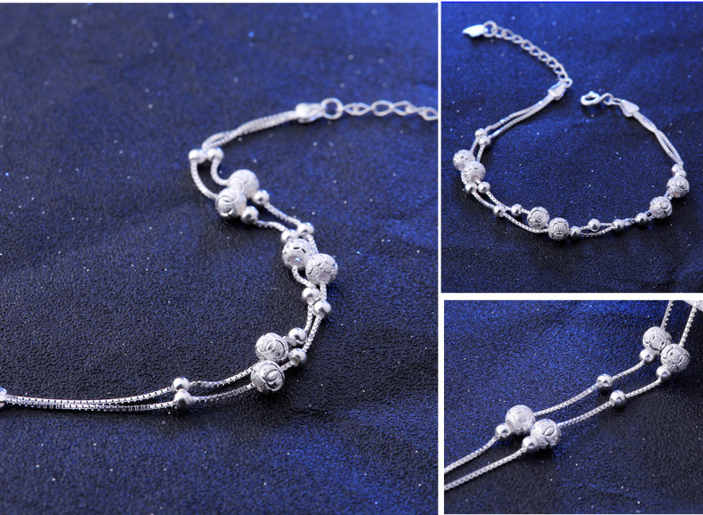 925纯银转运珠手链