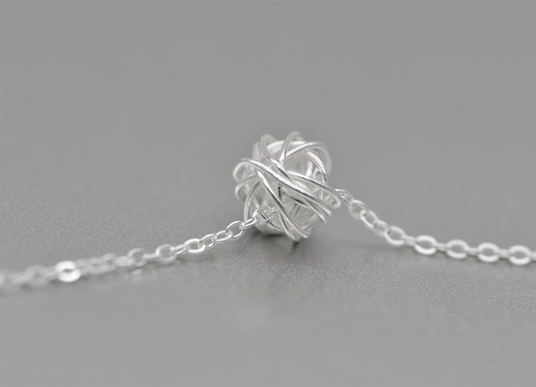 可爱温暖线团项链