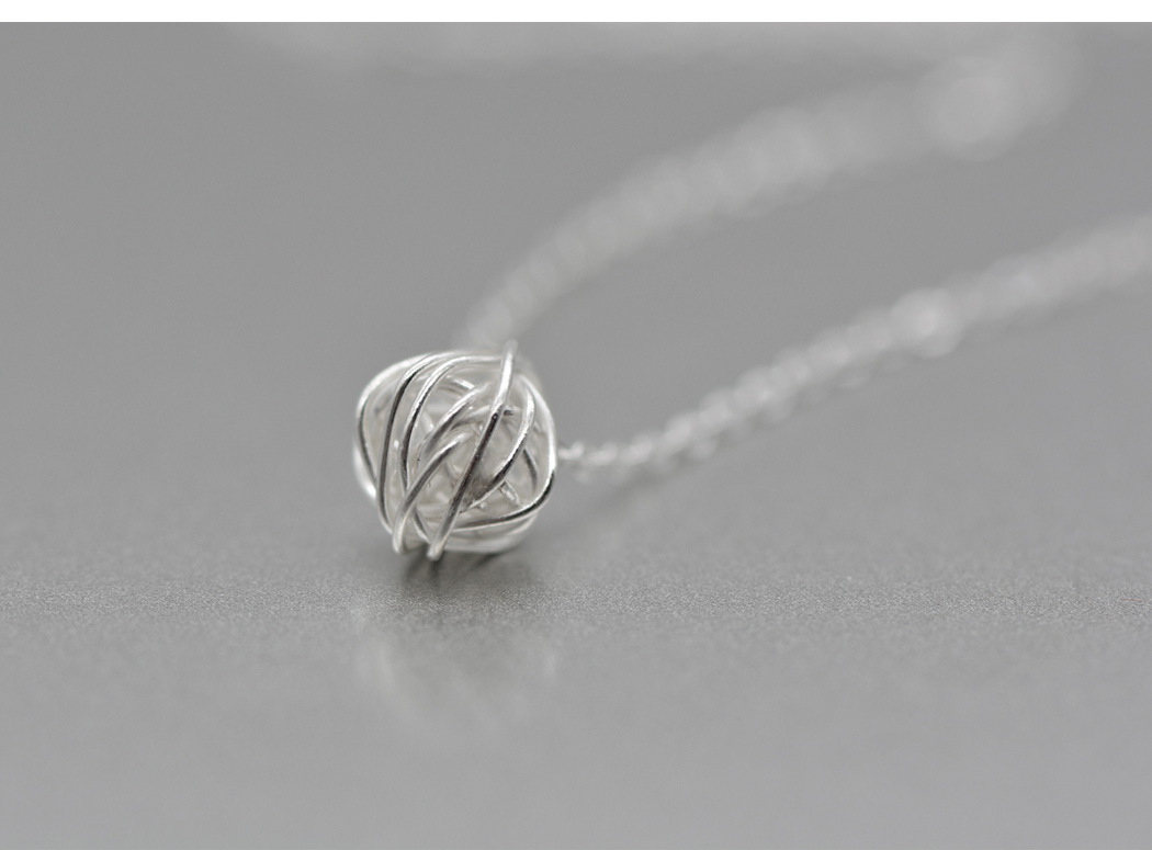 可爱温暖线团百搭锁骨链