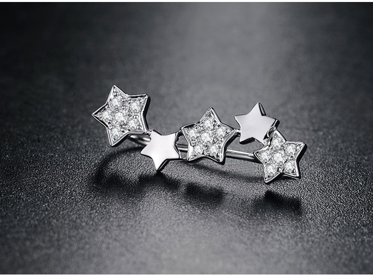 DESIR德西尔珠宝18K金钻石单只耳钉