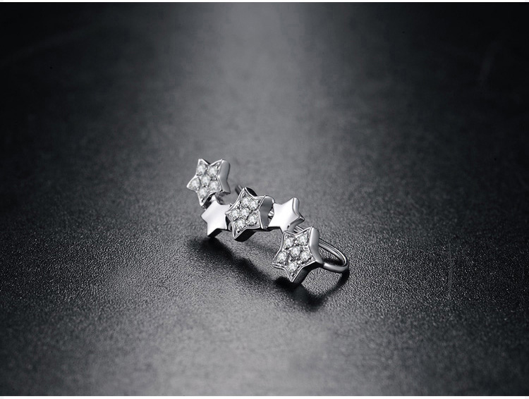 DESIR德西尔珠宝18K金钻石单只耳钉实拍图