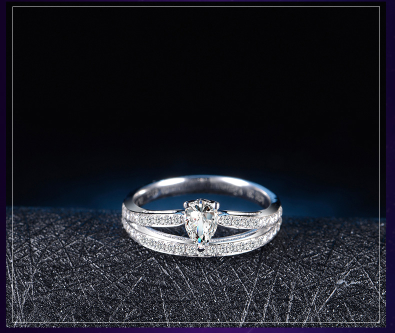 异形钻石皇冠钻戒