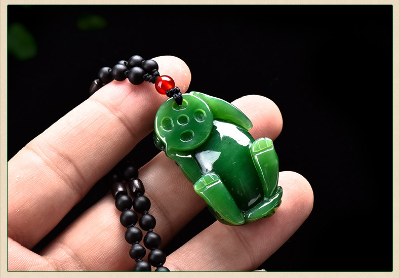 男女款玉貔貅和田玉坠