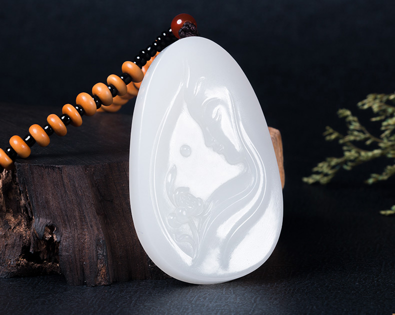 新疆天然和田玉弥勒佛吊坠