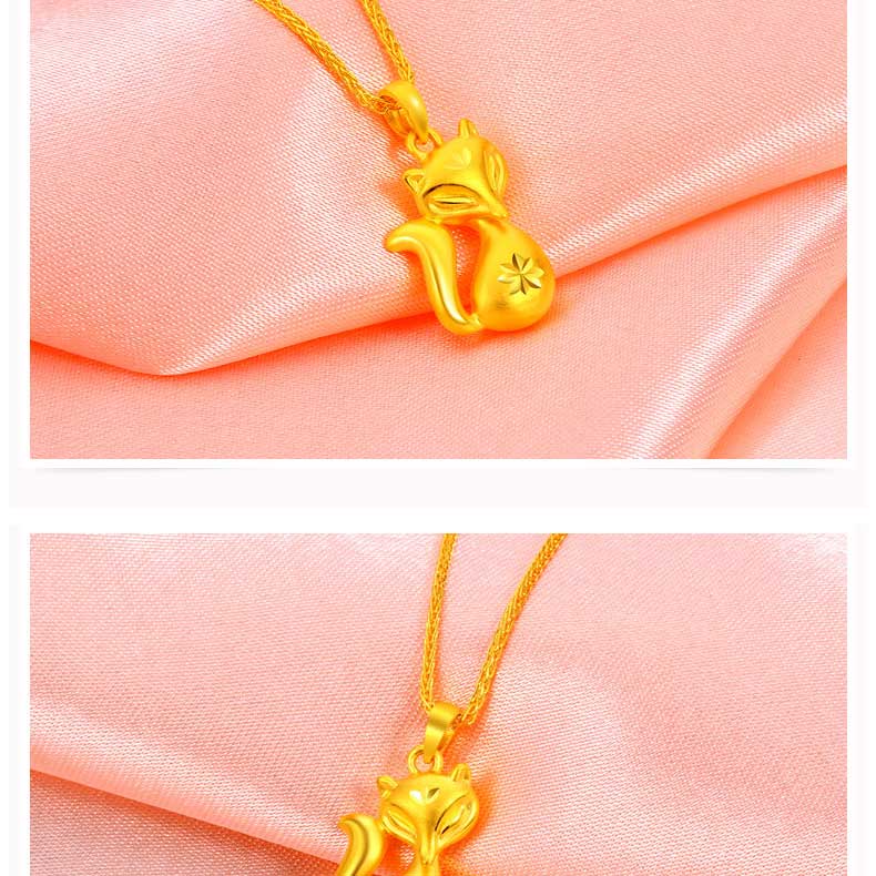 黄金吊坠