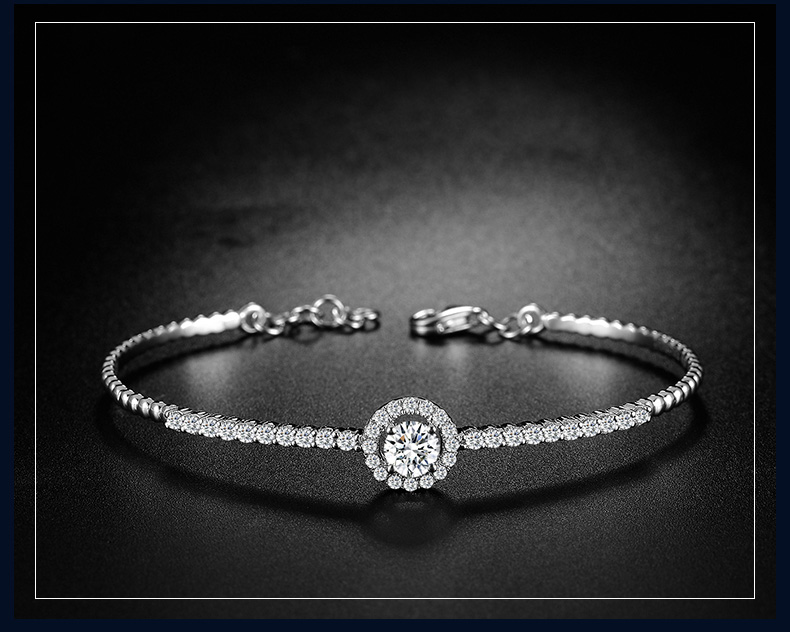 镯黄金手镯玫瑰金手环