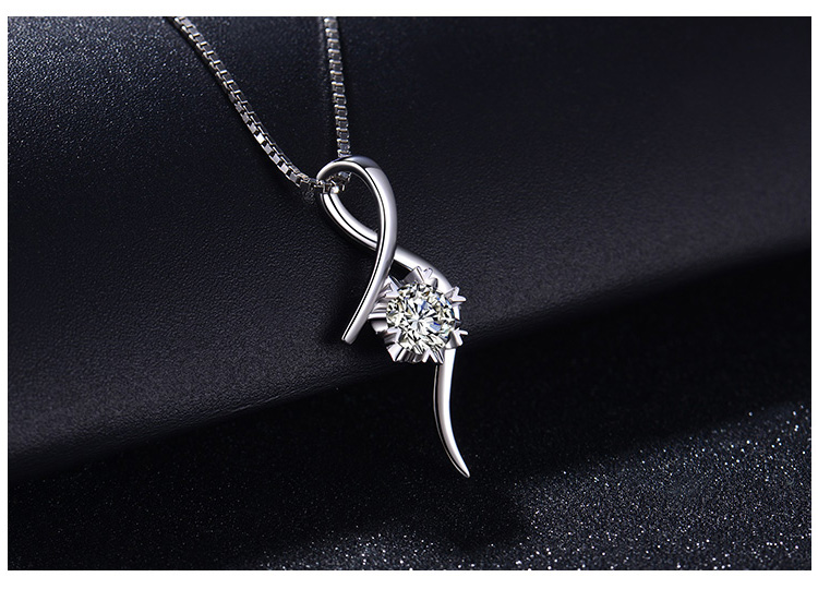 白金铂金锁骨链