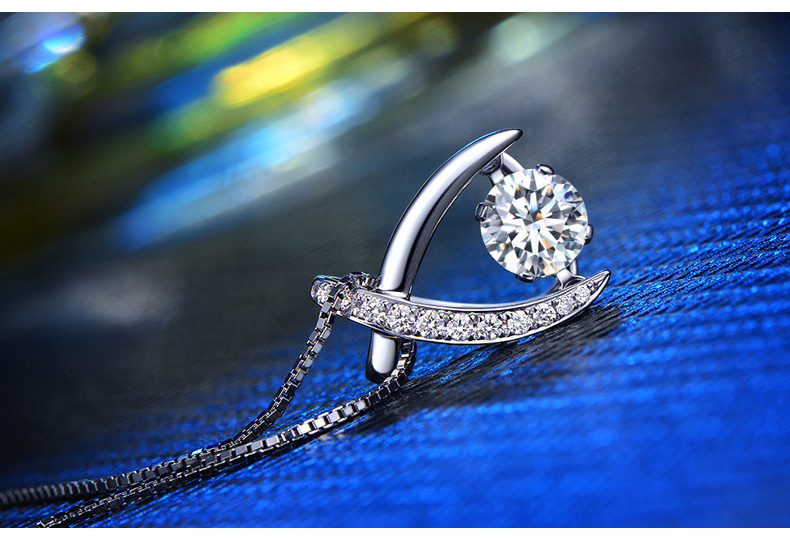 DESIRE/德西尔珠宝18K金钻石吊坠