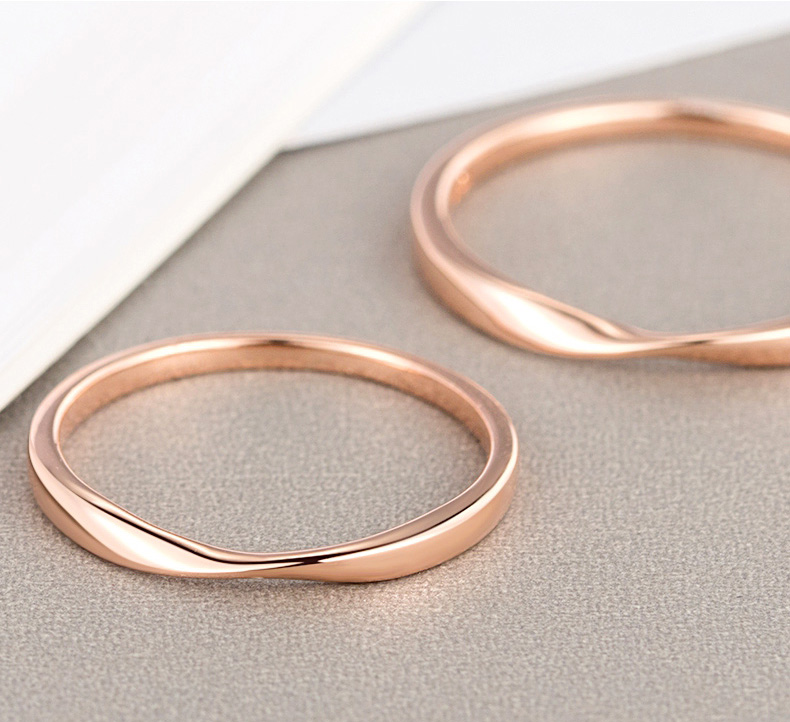 莫比乌斯环情侣戒指女