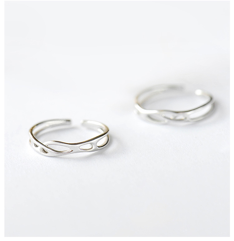 日韩简约学生食指戒