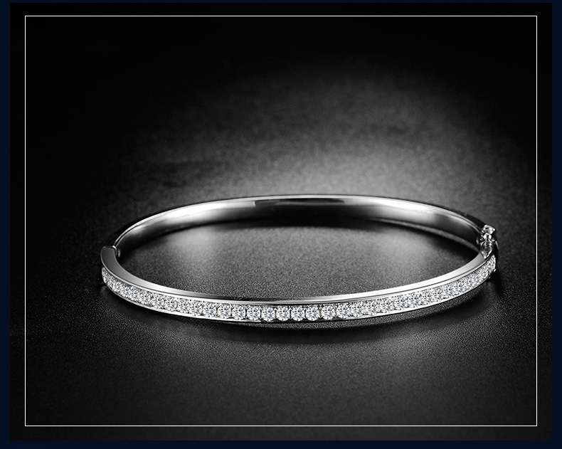 玫瑰金钻石手环手链