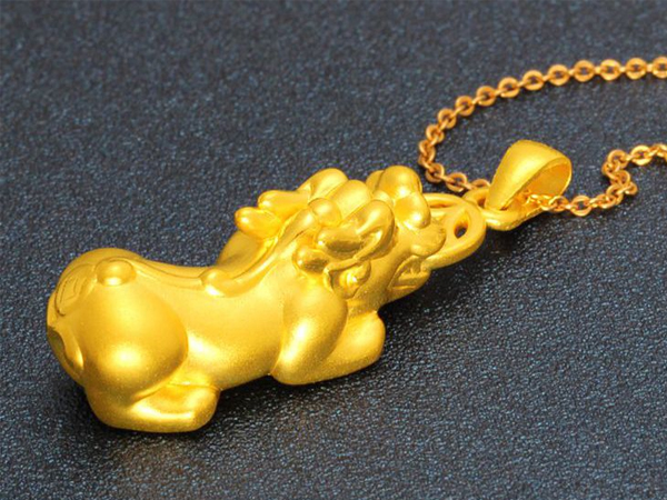 黄金貔貅吊坠