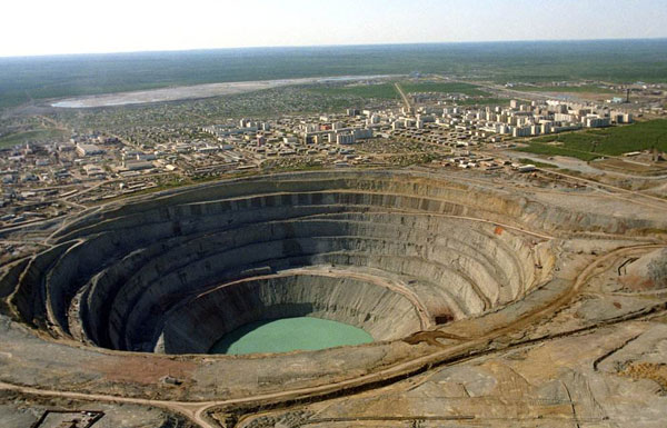 中国钻石开采地