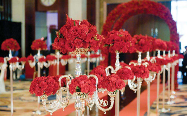 婚礼现场的布置
