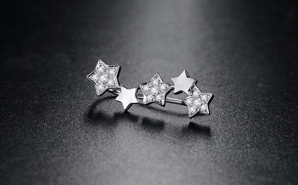 可爱星星耳钉