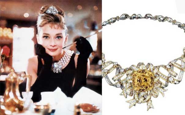 Tiffany&Co.黄钻项链