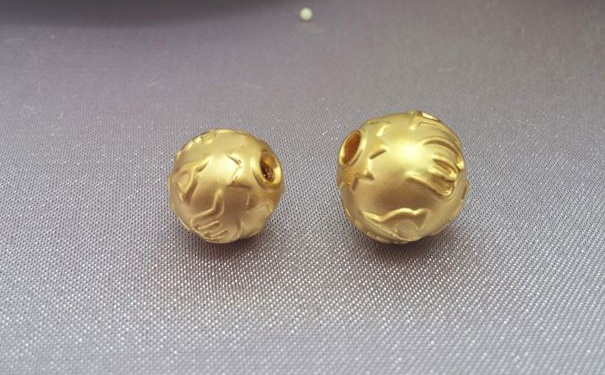 圆形黄金转运珠