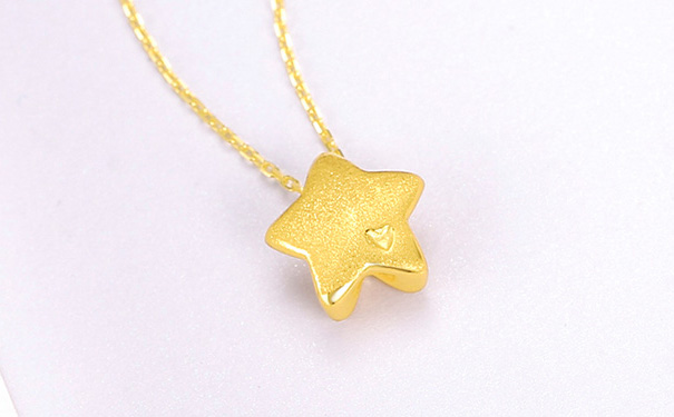 3D硬金星星吊坠