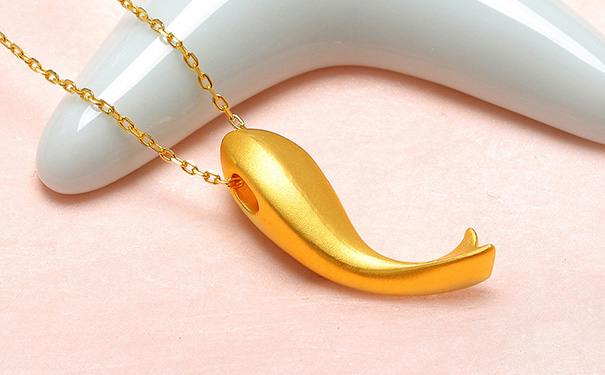 3D硬金小鱼吊坠