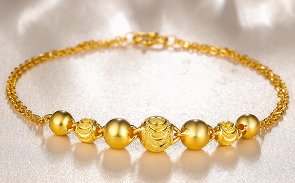 黄金转运珠手链