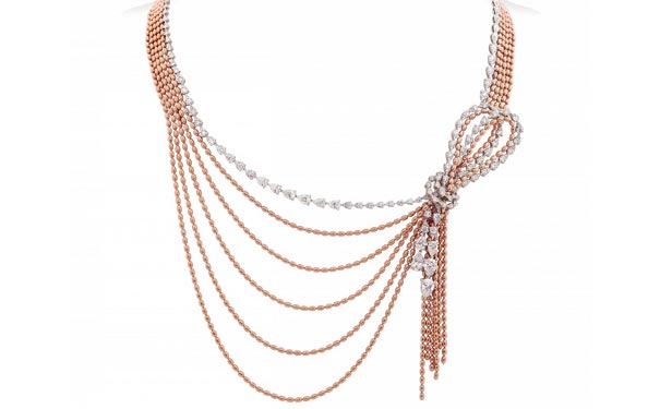 Ribbon Draperie 项链，by Nirav Modi