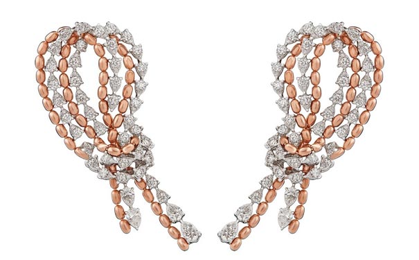 Ribbon Draperie 耳坠，by Nirav Modi