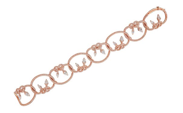 Infinite Knot 玫瑰金手镯