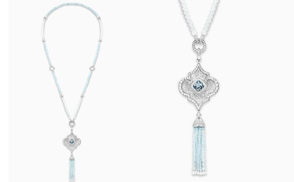 枕形切割海蓝宝石