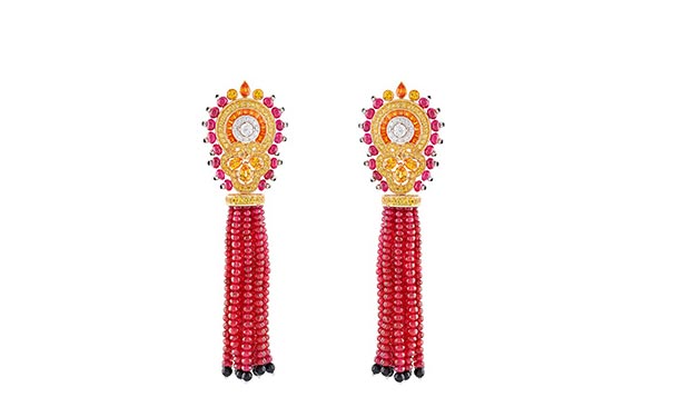 Van Cleef&Arpels 梵克雅宝 缅甸红宝石耳环