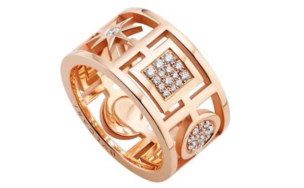 CONDOTTI 10 玫瑰金戒指