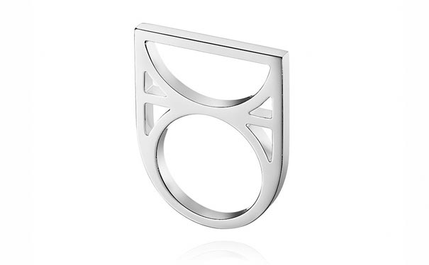 Chaîne d'Ancre Game 银质戒指，by Hermès