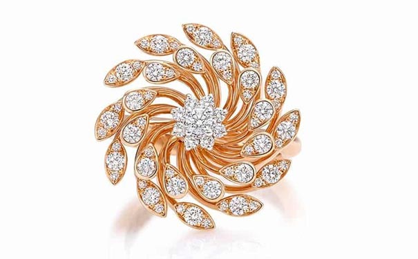 Luce 玫瑰金耳钉