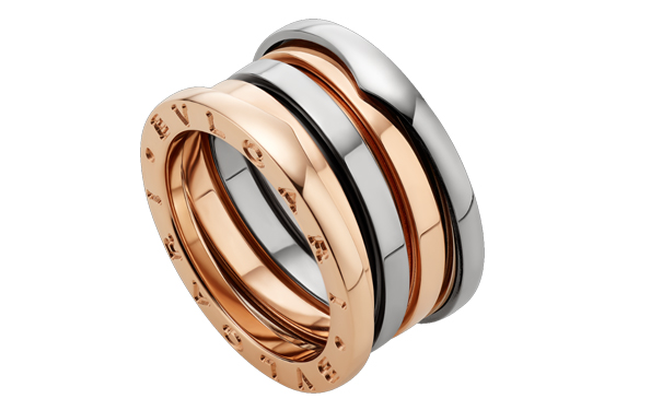 B.zero1 Design Legend戒指玫瑰金白金