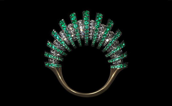 Tube 金质戒指 Tube 金质戒指