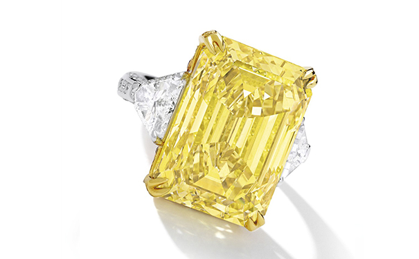 『Lot 1650』黄钻戒指