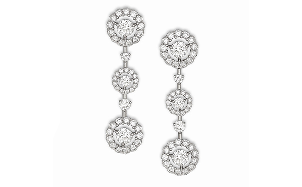 Elisabeth 白金耳坠