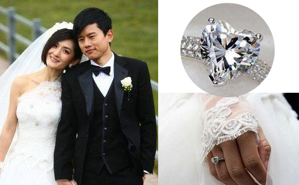张杰谢娜结婚戒指